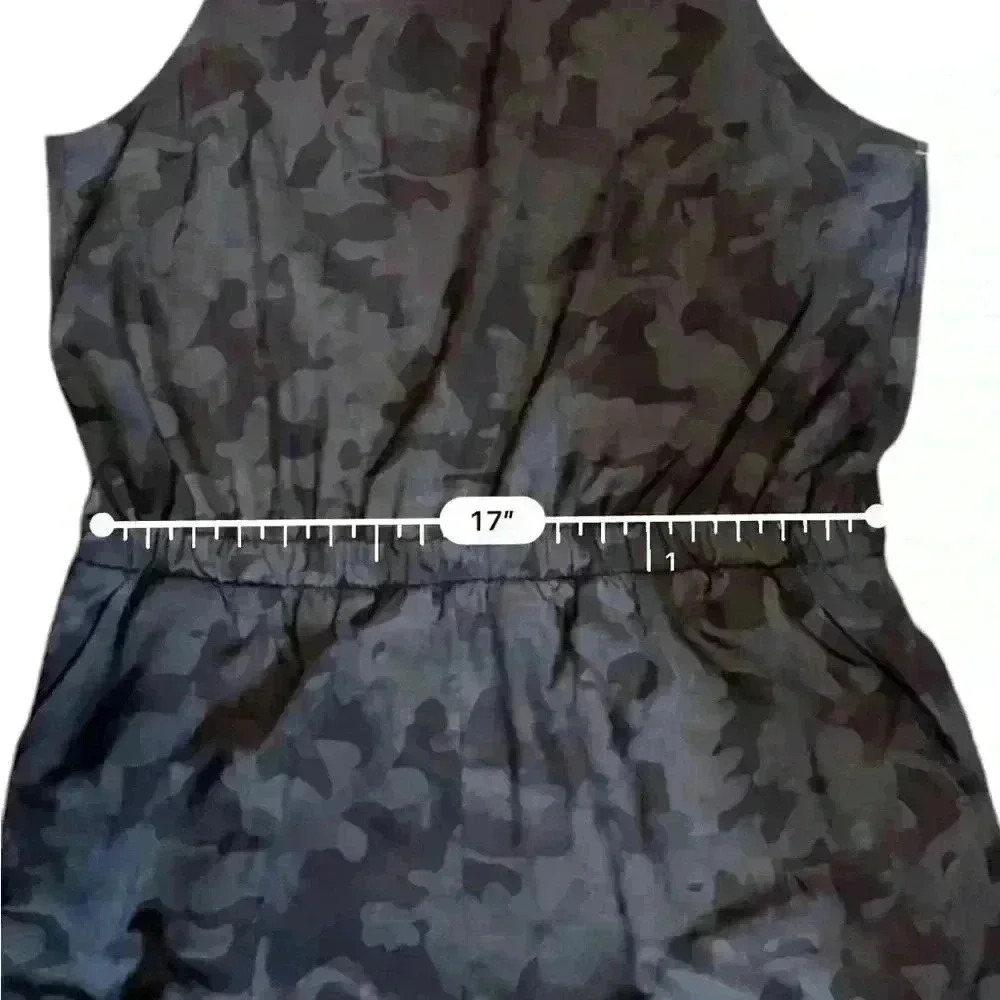 ZELLA S Getaway Blouson Romper Grey Depths Say My Name Camo XL - Picture 8 of 9